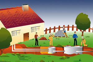 components of septic system